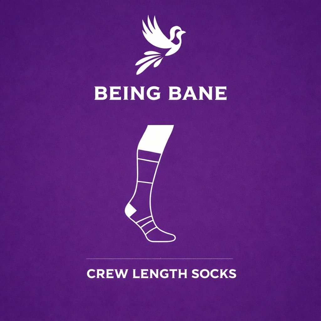 Being Bane Crew length Socks
