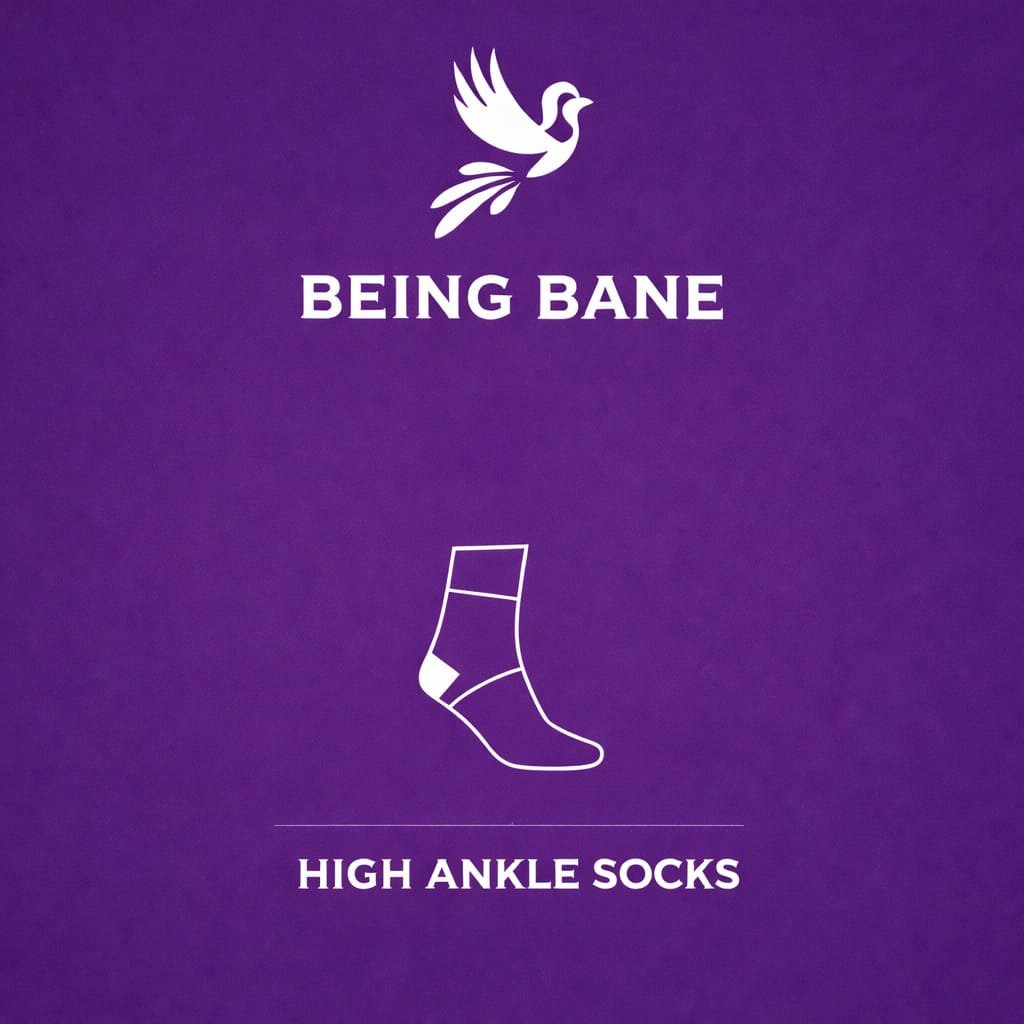 Being Bane High Ankle Socks